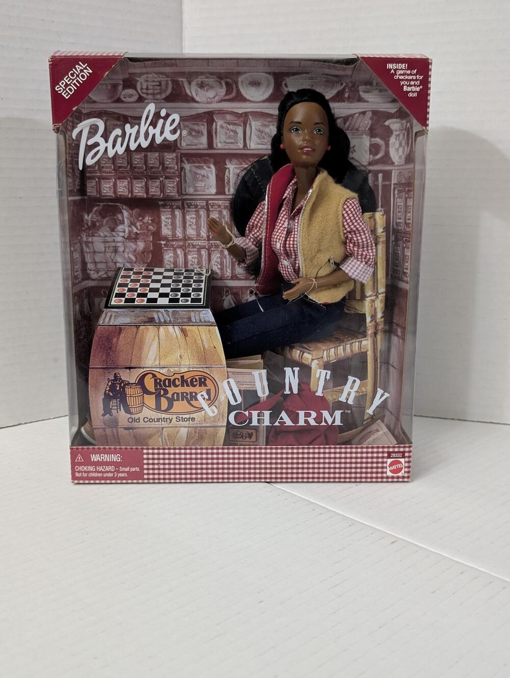 2000 Country Charm Barbie Cracker Barrel Black Doll Special Edition 29332